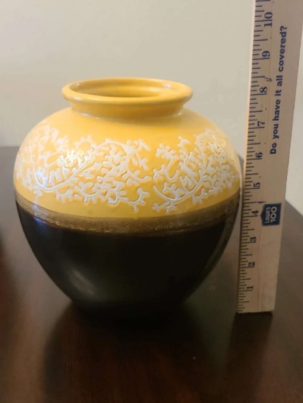 Yellow and Brown‎ Ceramic Vase 3-Piece Set - Home Accents